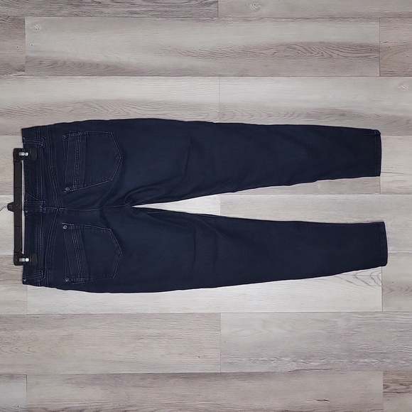 🛍Democracy Womens 6 Ab Technology Dark Wash Denim Jeans Cotton Tapered Leg - Picture 2 of 8